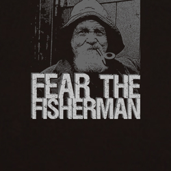 Fear the Fisherman Fishing Swamp black t shirt 09597