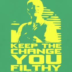 Keep The Change You Filthy Animal Home Alone Christmas Movie T Shirt 1000490