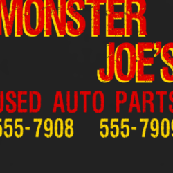 Monster Joes Used Auto Parts Pulp Fiction Movie T Shirt T shirt 1000899
