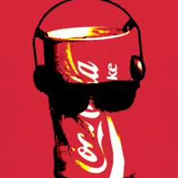 Old School Coke Can Music Funny Dance T shirt 1001273