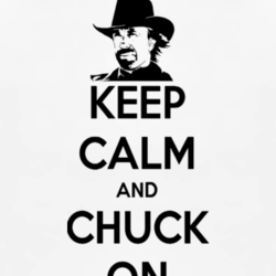Keep Calm And Chuck On Funny Mash Up Usa British T shirt 1001278