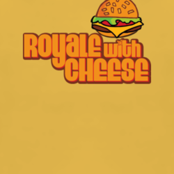 Royale with Cheese funny Pulp Fiction burger T shirt 1002182