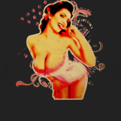 Sexy pin up girl hot party rock rap t shirt 1003646