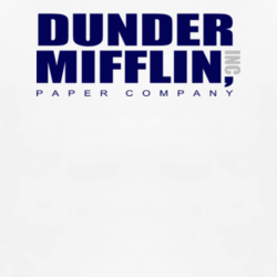 Dunder Mifflin INC Paper company Office funny tshirt 1004441
