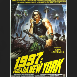 Escape from NY Snake Plissken cult film poster vintage folded t shirt 1006381