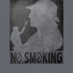 No Smoking funny irony Sherlock pipe graphic t shirt 1008199