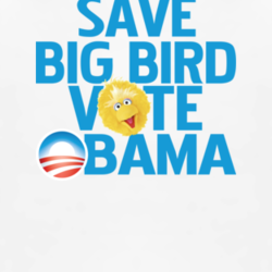 Save Big Bird Vote Obama USA Romney funny t shirt 1008287