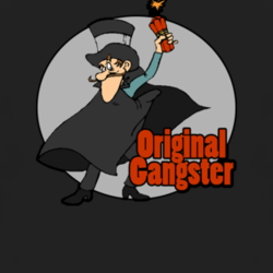 Original Gangster villian in black hiphop rap swag bad boy t shirt 1009225