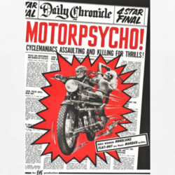 Motorpsycho 1965 b movie poster vintage retro t shirt 1010020