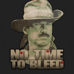 No Time to Bleed Jesse Ventura Predator quote movie fan t shirt 1010463