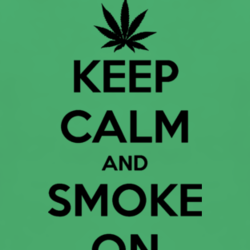 Keep Calm and smoke on weed legalize pot support t shirt 1011624