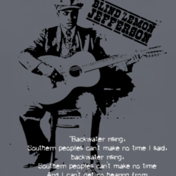 Blind Lemon Jefferson blues music king Texas legend guitar t shirt 1015762