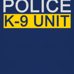 Police K-9 Unit fan uniform dog Emergency worker t shirt 1017434