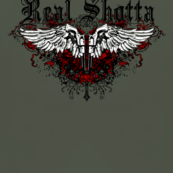 Real Shotta gangster Jamaican bad man reggae hip hop t shirt 1017626