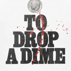 To Drop a Dime gangster 70s oop mafia book fan t shirt 1018453