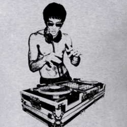 Bruce Lee DJay DJ Avengers Stark Fan Movie T Shirt 10184793