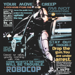 Robocop Murphy quotes funny action movie fan t shirt 1018565