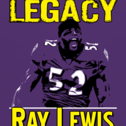 Ray Lewis #52 Football Legacy Baltimore fan t shirt 1018620