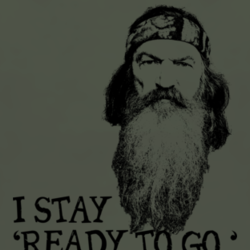 Phil Robertson Duck I Stay Ready to Go fan hunter t shirt 1028270