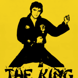 The King Karate rock n roll music MMA t shirt 1040110