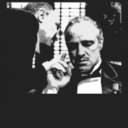 Godfather Brando Vito Corleone classic Coppola movie fan t shirt 1040115