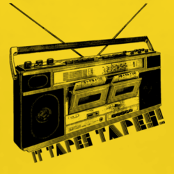It Tapes Tapes funny 70s 80s old school fan t shirt 1051804