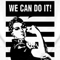 We Ca Do It war effort classic poster ladies fitted t shirt 1051829