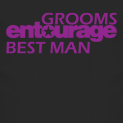 Grooms Entourage best man wedding stag jack and Jill t shirt 1054352