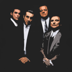 Goodfellas gangster film DeNiro Pesci Liotta fan t shirt 1156156