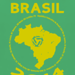 Brasil World Cup 2014 Brazil Soccer Cities fan T Shirt 1317050