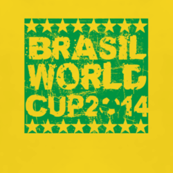 Brasil World Cup 2014 Football Soccer fan T Shirt 1317052