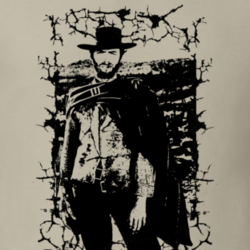 The Man with No Name Blondie Clint Eastwood Good Bad Ugly Fan T Shirt 16806168