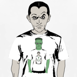 Dracula Wearing Frankenstein Monster Mash Funny Parody T Shirt 1723482