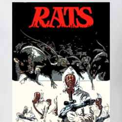 Rats Horror Cult Film Movie White Fan T-shirt 17279467
