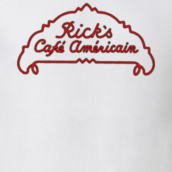 Rick's Cafe Americain Casblanca Film Fan T shirt 17279525