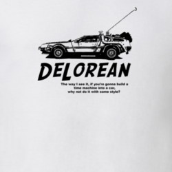Delorean Back To The Future with Style Movie Fan T Shirt 17380673