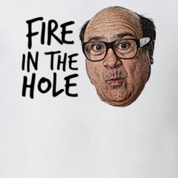 Frank Always Sunny Fire In The Hole Funny Trending Fan T Shirt 19617758