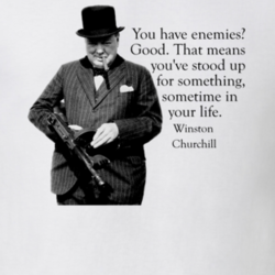 Winston Churchill Quote British PM Legend Classic T Shirt 20382814
