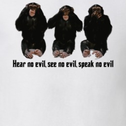 Three-Wise-Monkeys-Hear No Speak No See No Evil T Shirt 218706