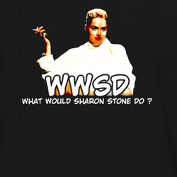 WWSD What Would Sharon Stone Do Basic Instinct T Shirt 218985