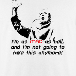 Howard Beale Peter Finch Network T Shirt 220086