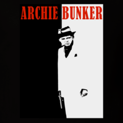 Scarface Archie Bunker Funny retro Mash Up Fan T Shirt 23219003