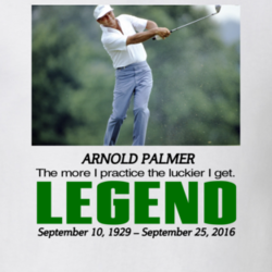 Arnold Palmer Quote Golf Legend Golfing Fan T Shirt 24824670