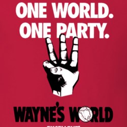 Waynes World Parody Fan Poster Funny Movie Fan T Shirt 27052169