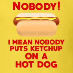 Ketchup On A Hotdog Mustard Dirty Harry Funny Parody Fan T Shirt 27261892