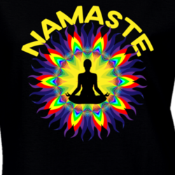 Namaste Yoga Gym Workout Fitness T Shirt 27678100
