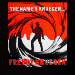 Freddy Krueger Parody 007 Nightmare Elm St Funny Horror Fan T Shirt 28130154