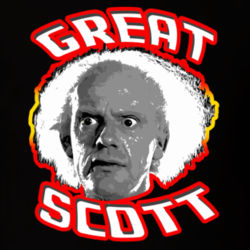 Doc Emmett Brown Back To The Future Parody Funny Movie Fan T Shirt 28154927