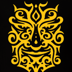 Maori Warrior Tribal Haka New Zeland Polynesian Gold Design T Shirt 28658707