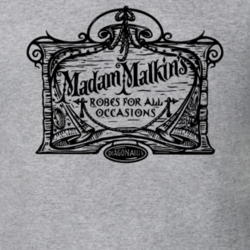 Madame Malkins Robes Dragon Alley Harry Potter Parody Fan T Shirt 28849563